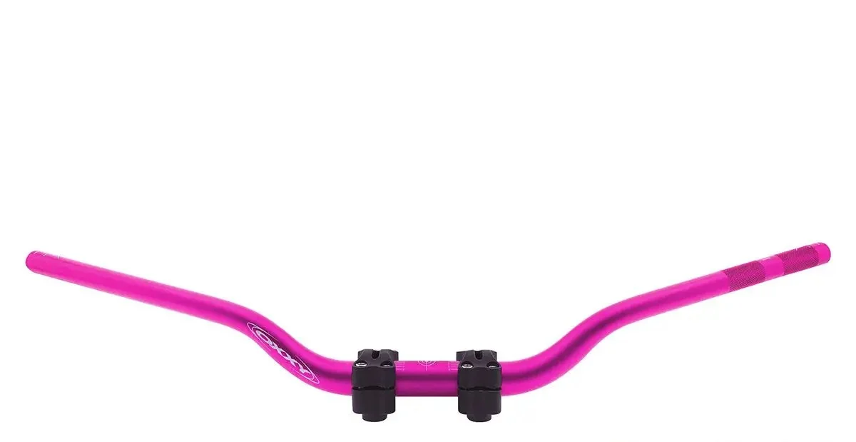 Guidão OXXY 31.8mm Fatbar (Alto) + Adaptador - Rosa - Spinelli